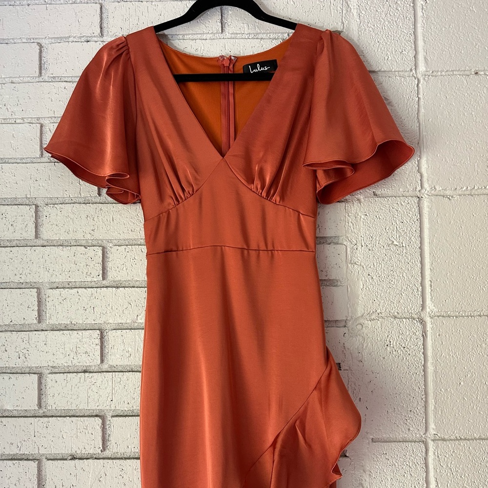 Lulu’s Copper Formal Dress